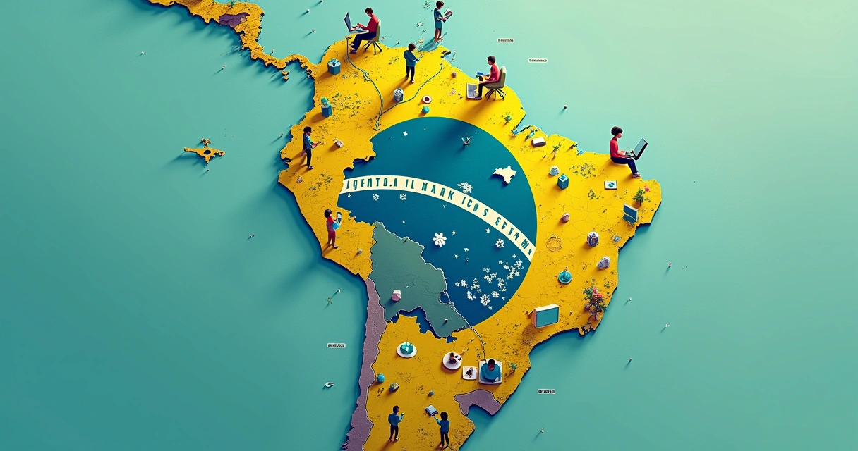 Representação do impacto das soluções Totvs no Brasil